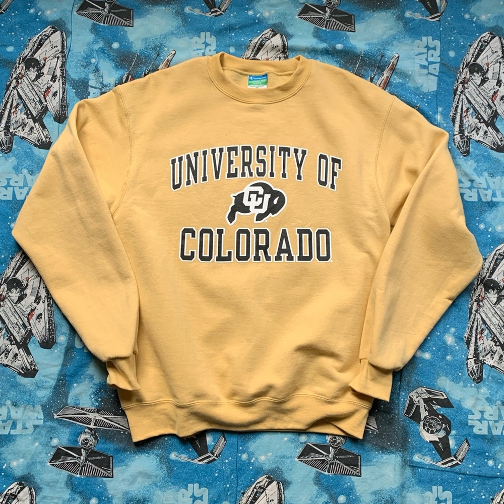 CU Buffs Champion University of Colorado Crewneck Sweater Men’s Medium